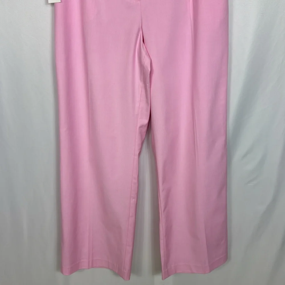 Bardot Callista  High Rise Pleated‎ Wide Leg Pants Size L Women’s Lili Pink